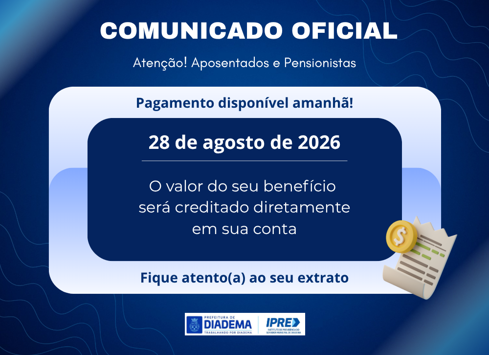 Pagamento Antecipado